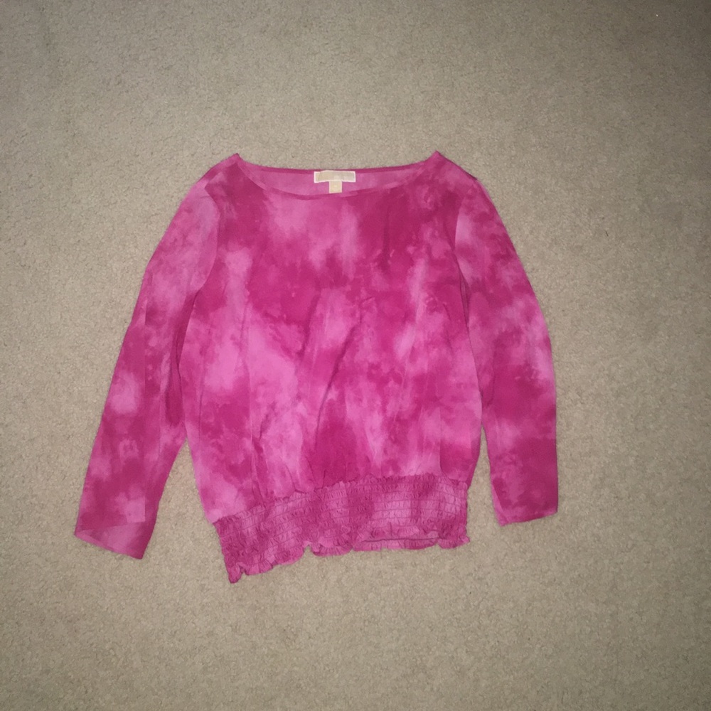 Tie dye MK flowy shirt